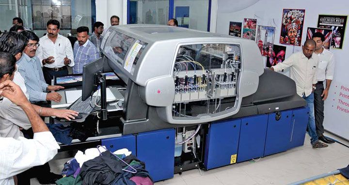 Dhaval Colour Chem hosts Open House unveiling the new Kornit Avalanche 1000 high speed industrial DTG printer